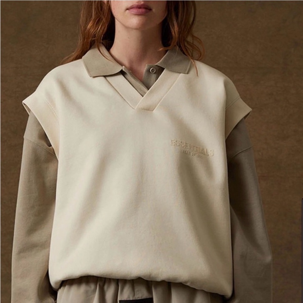 Essential Fear of God Off-White V-Neck Vest